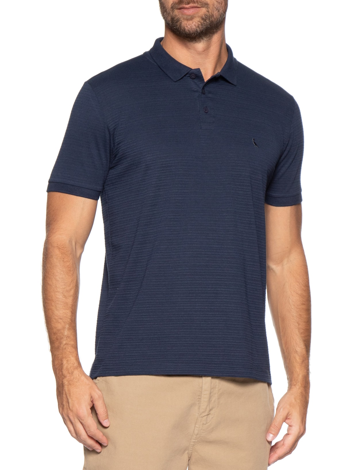 Polo Masculina Regular Bristol Azul Reserva
