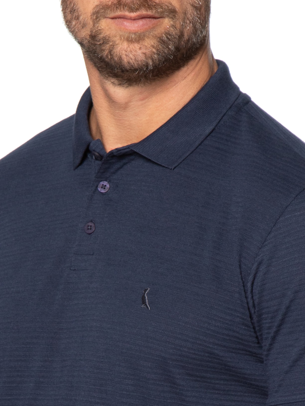 Polo Masculina Regular Bristol Azul Reserva