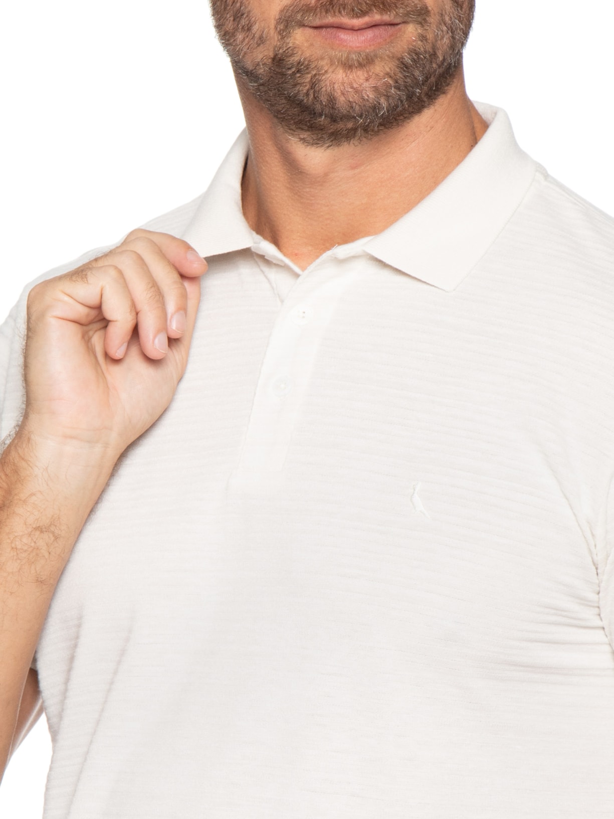 Polo Masculina Regular Bristol Branco Reserva