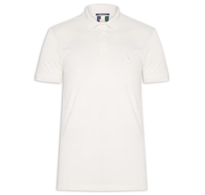 Polo Masculina Regular Bristol - Branco