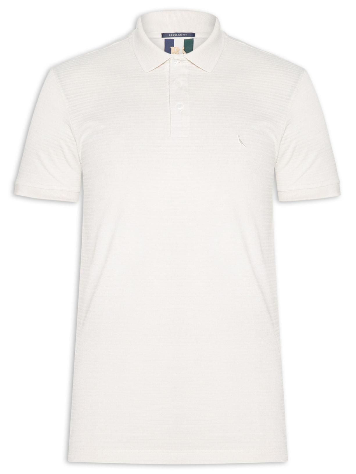Polo Masculina Regular Bristol - Branco