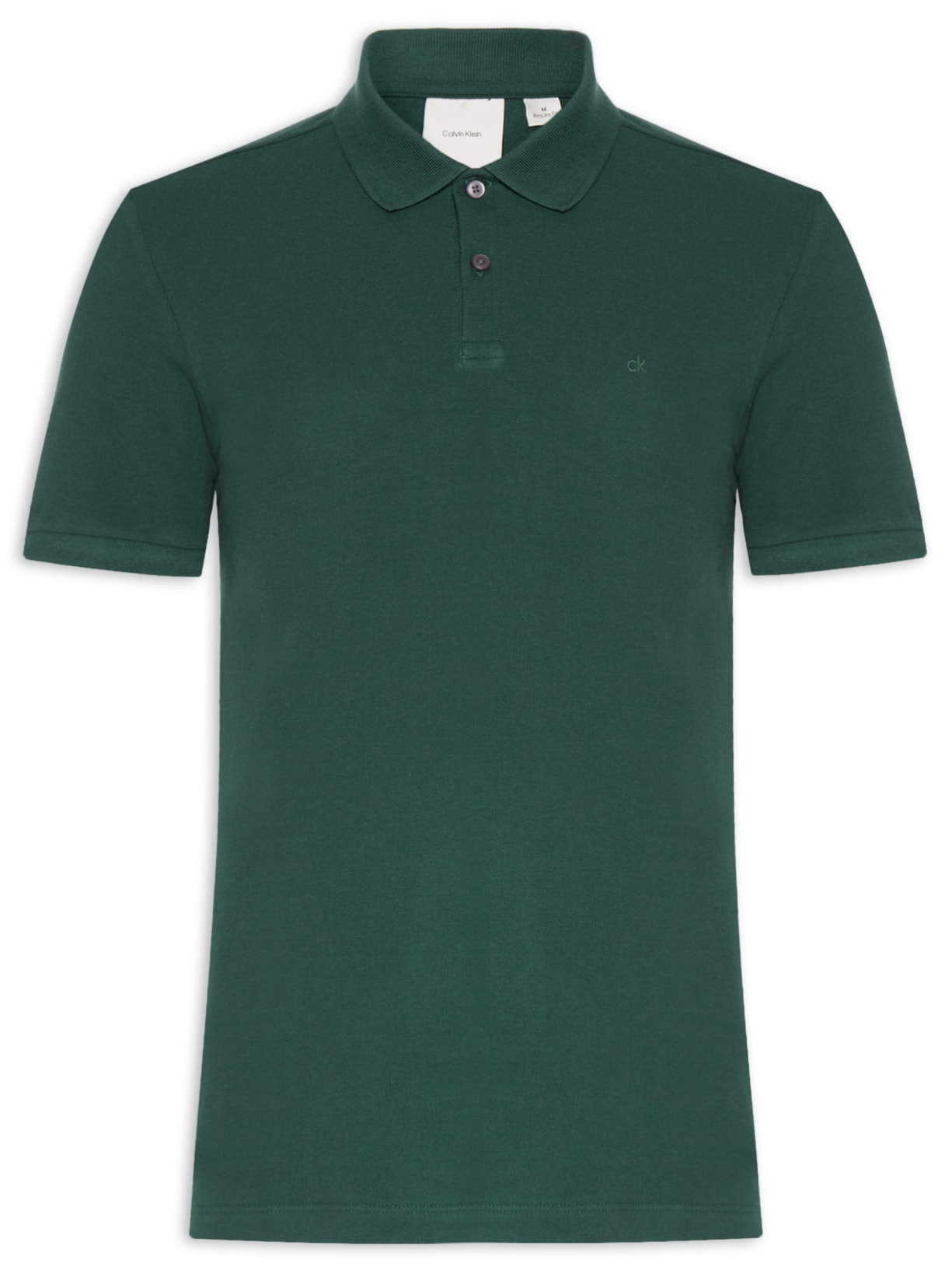 Polo Masculina Regular Fit Básica - Verde