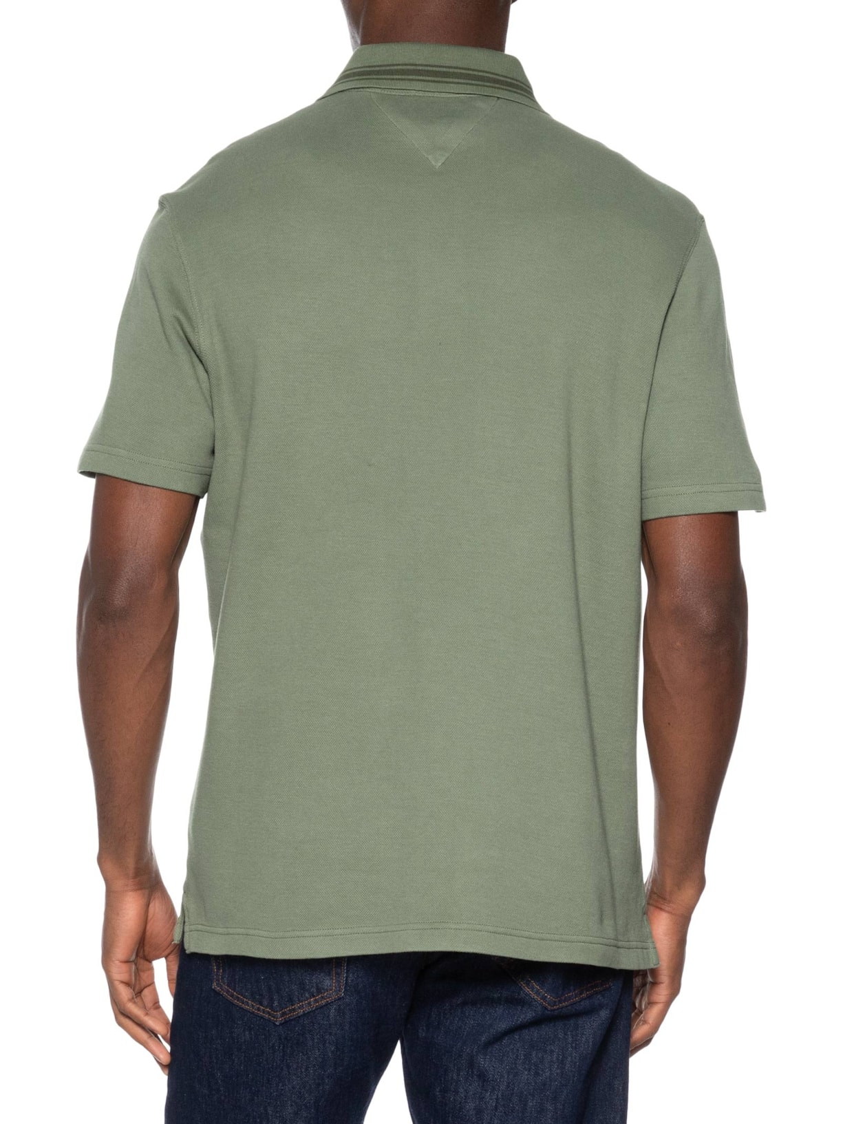 Polo Masculina Regular Fit Branded Neck Verde Tommy Jeans