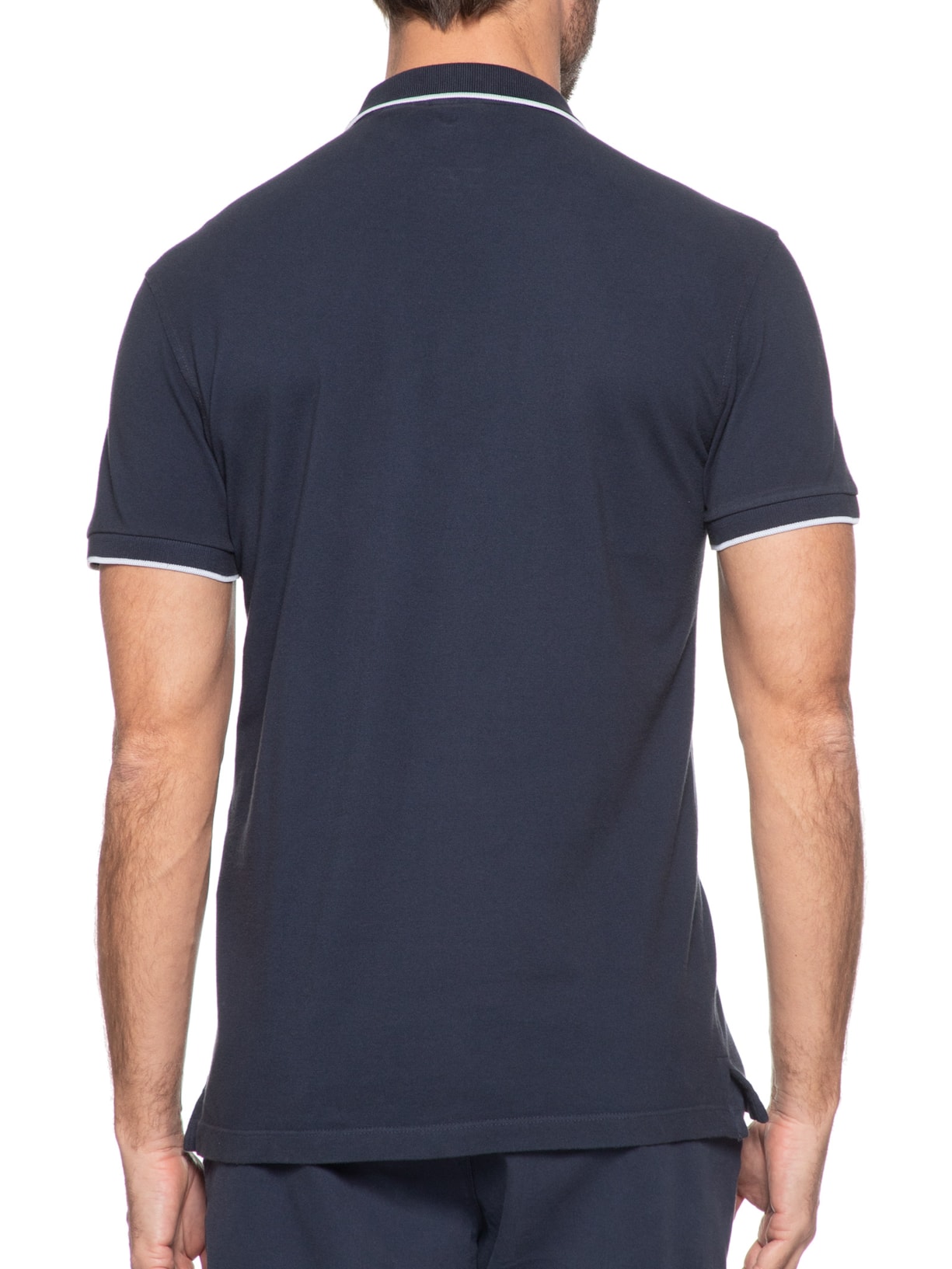 Polo Masculina Regular Fit Classic 1 Friso Azul Aramis