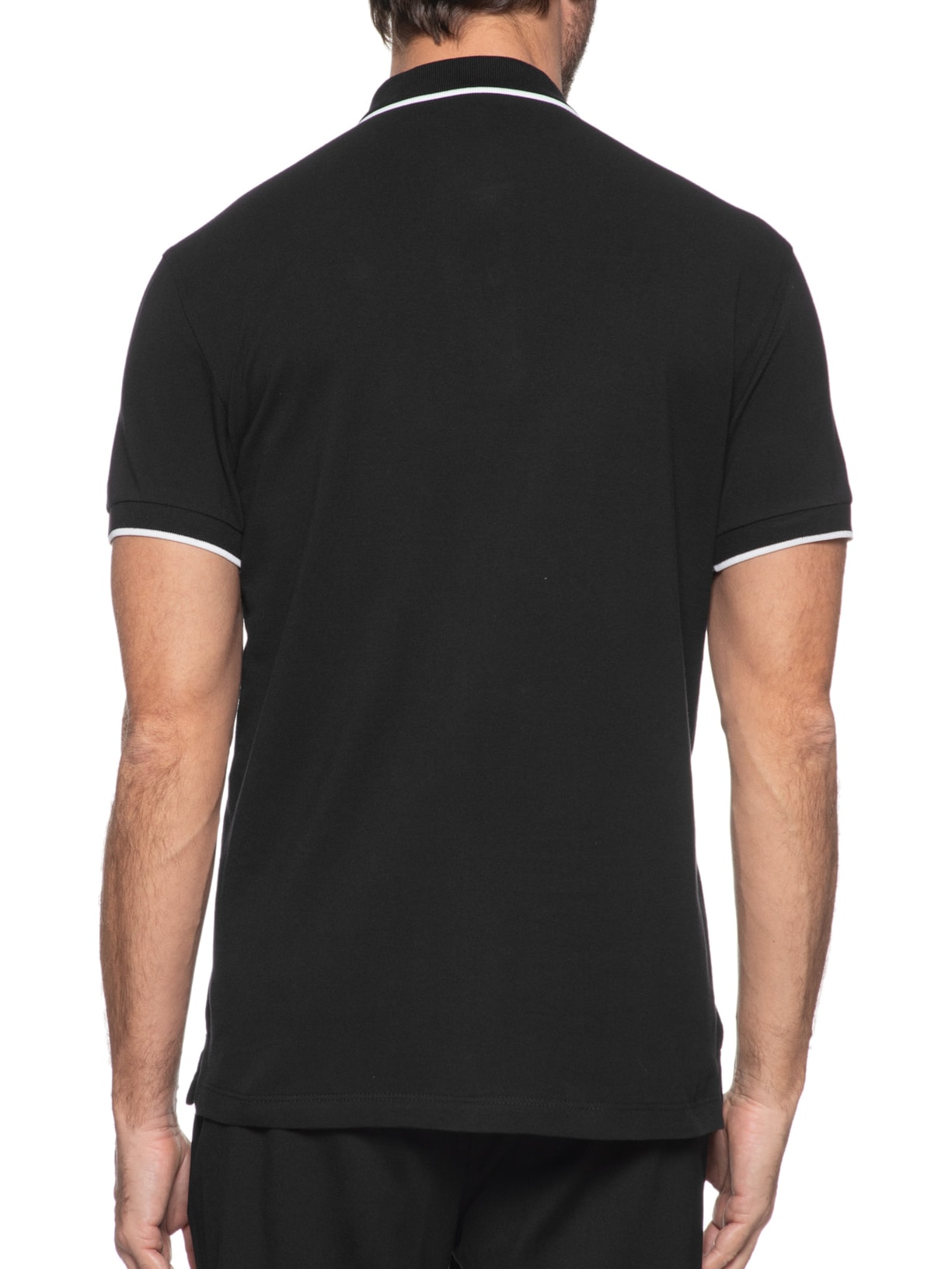 Polo Masculina Regular Fit Classic 1 Friso Preto Aramis