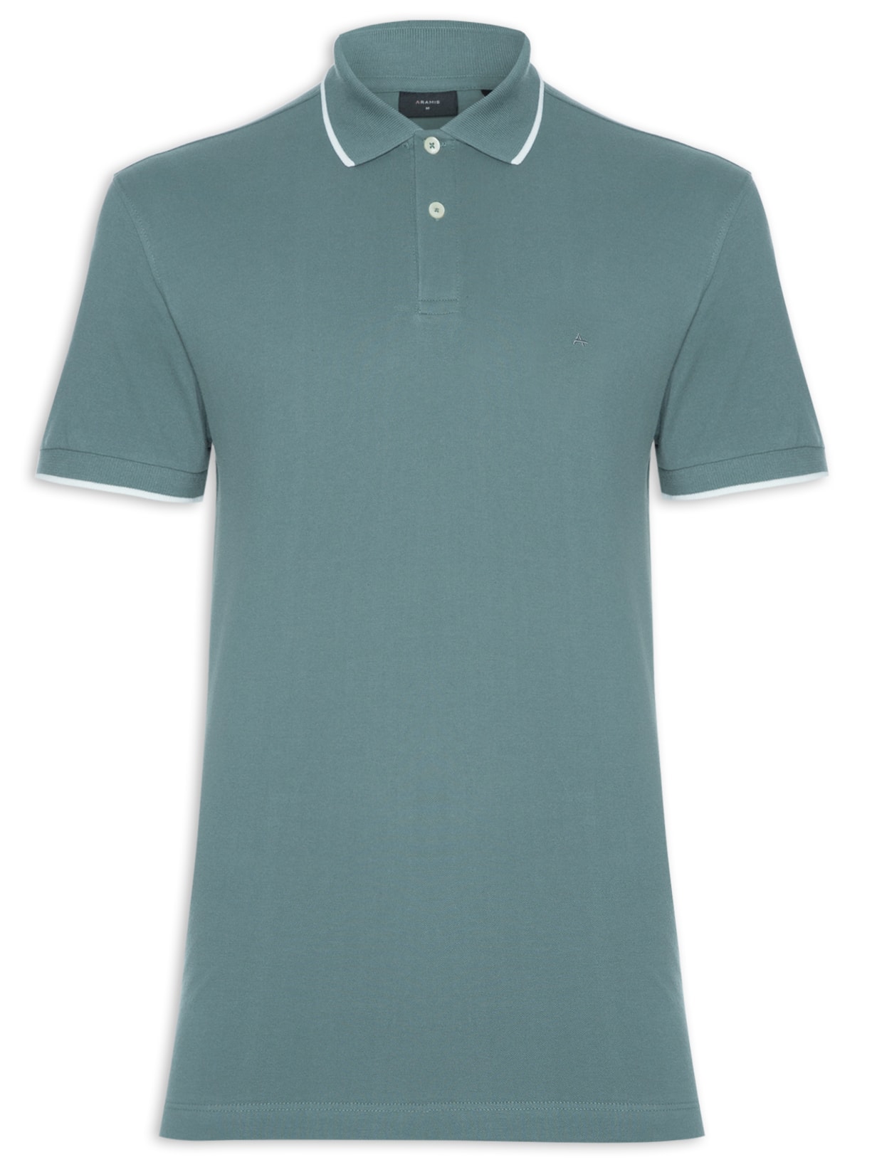 Polo Masculina Regular Fit Classic 1 Friso Verde Aramis