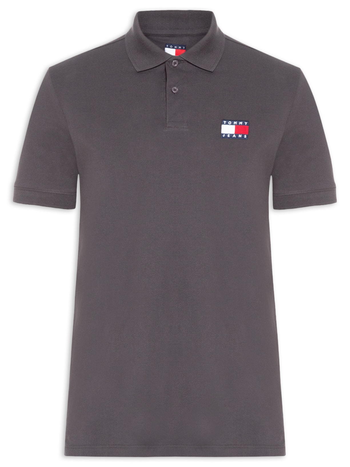 Polo Masculina Regular Fit Com Logo Bordado - Preto
