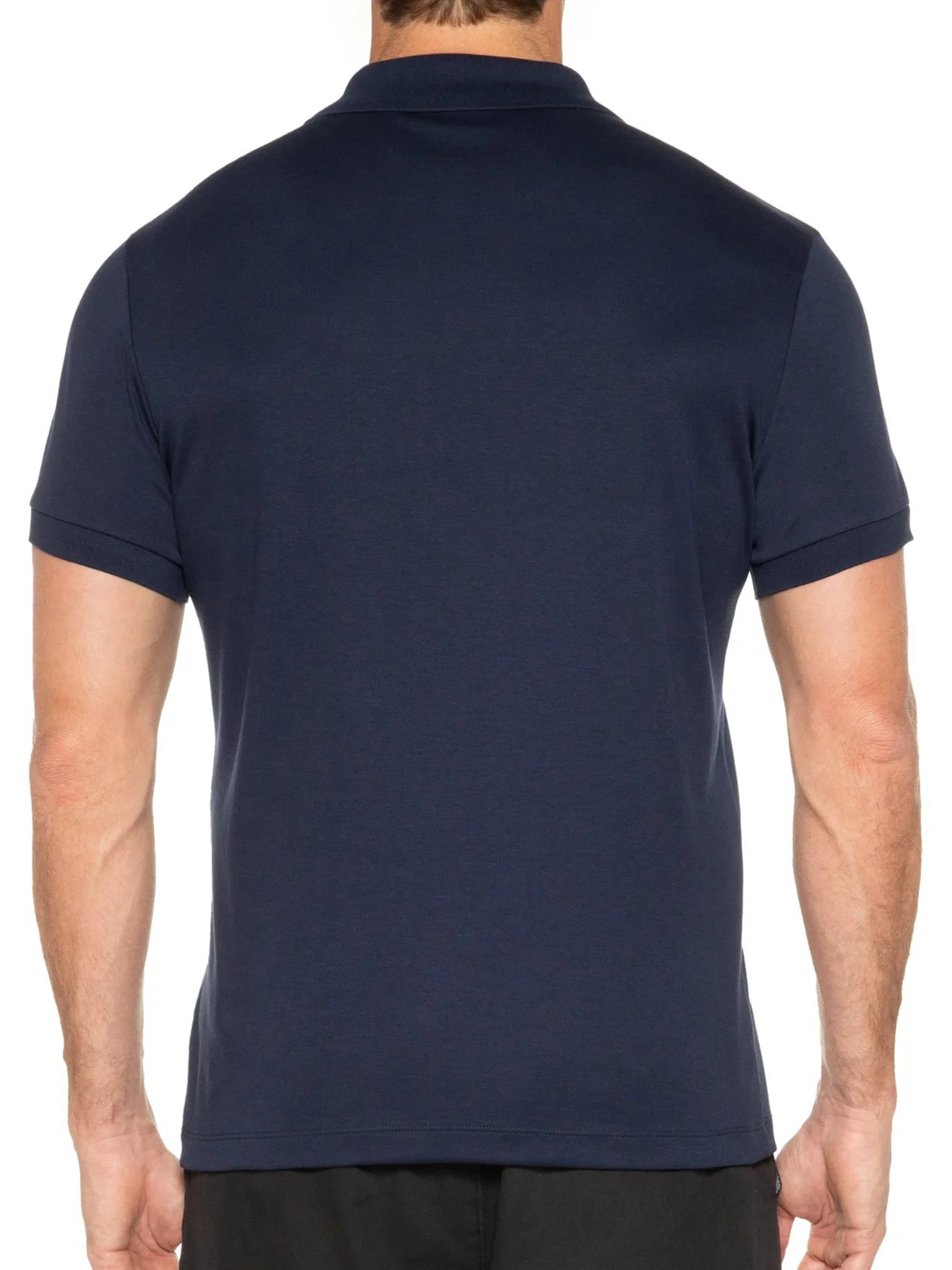 Polo Masculina Regular Fit Em Algodão Pima Azul Lacoste