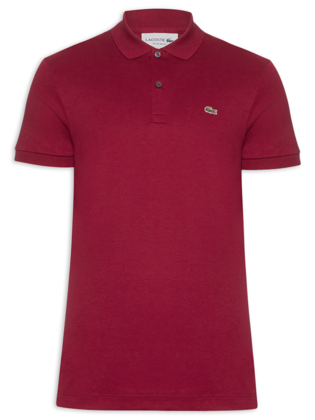 Polo Masculina Regular Fit em Algodão Pima - Vermelho