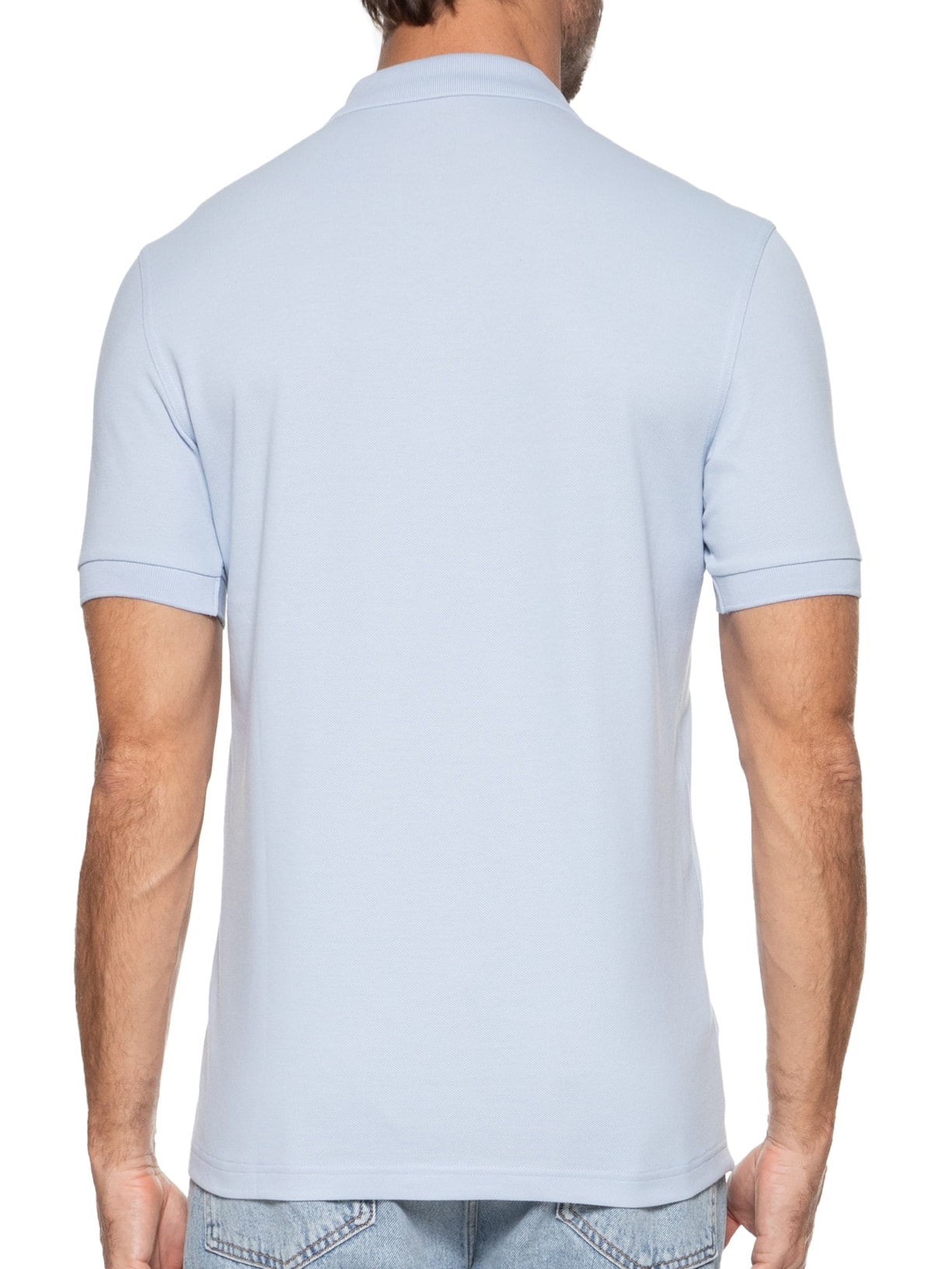 Polo Masculina Regular Fit Em Piquet de Algodão Azul Fred Perry