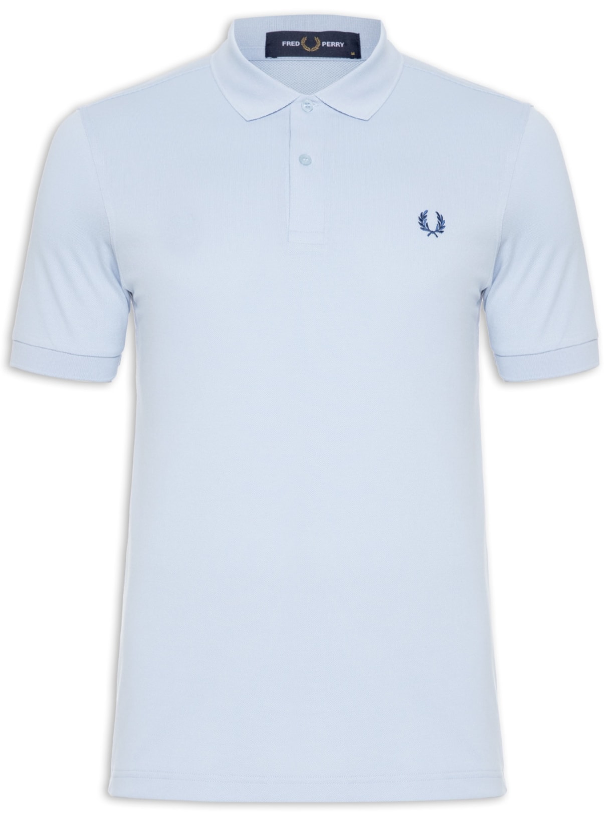 Polo Masculina Regular Fit Em Piquet de Algodão - Azul
