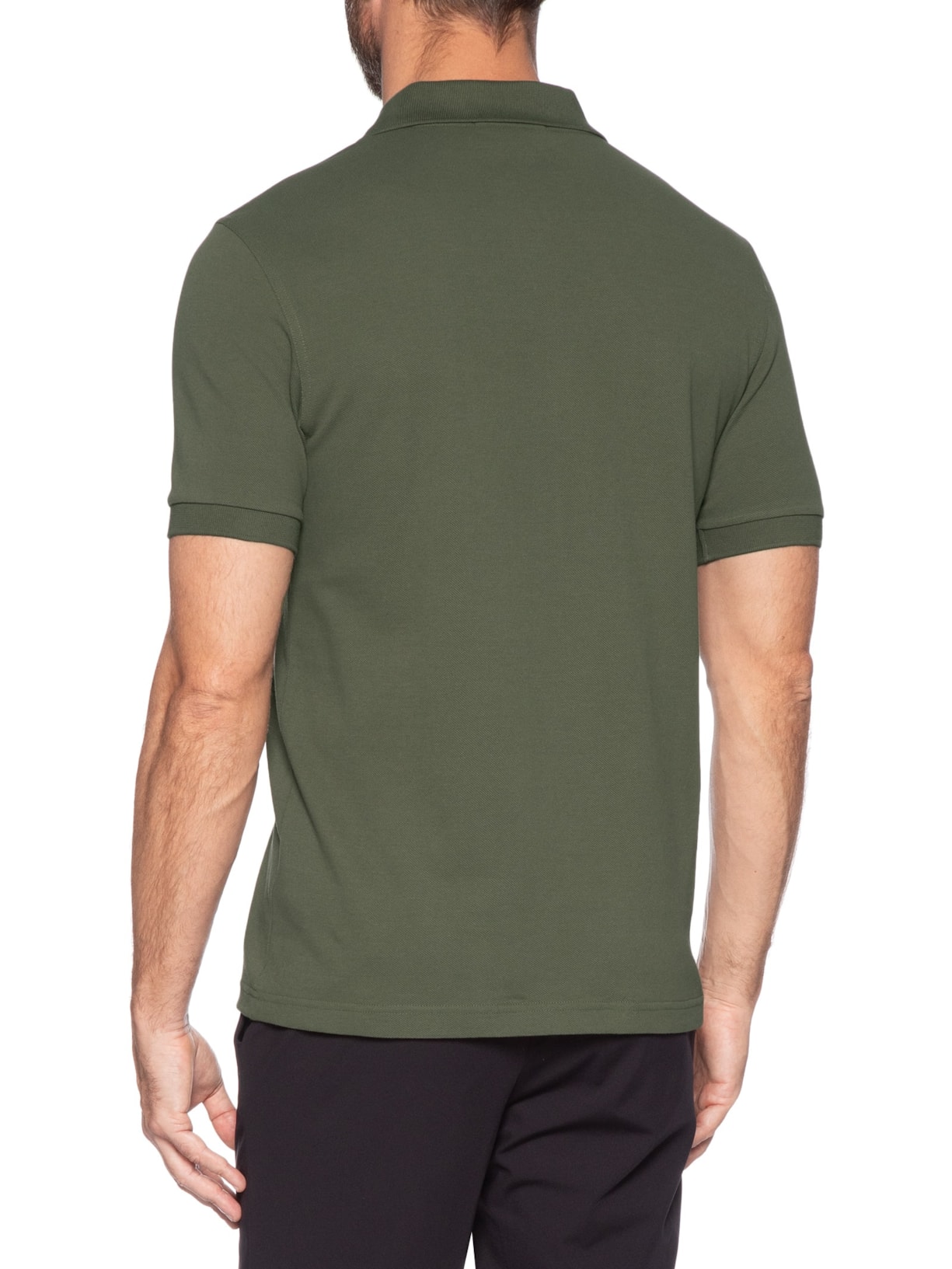 Polo Masculina Regular Fit Em Piquet de Algodão Verde Fred Perry