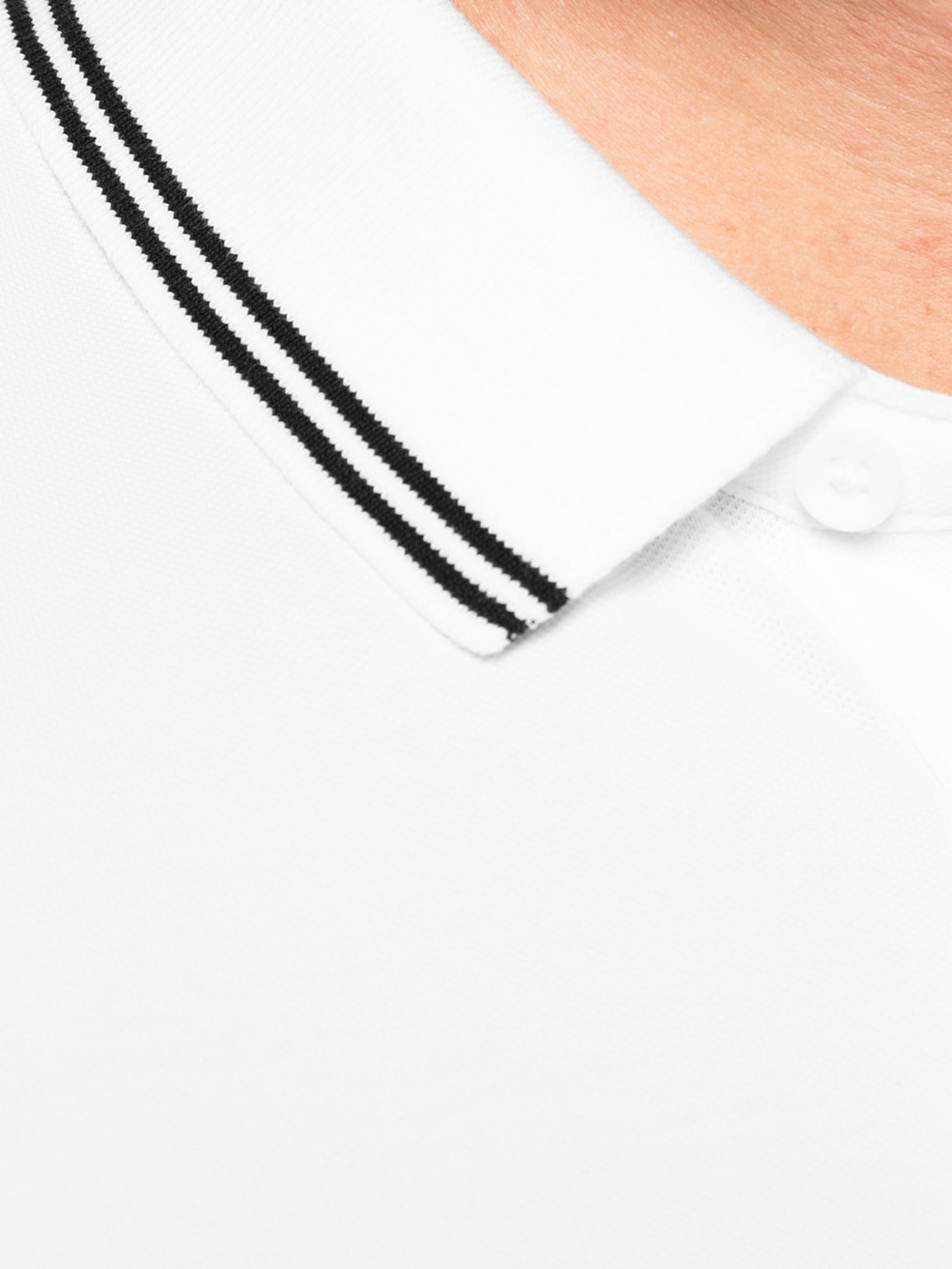 Polo Masculina Regular Fit Friso Contrastante Branco Armani Exchange