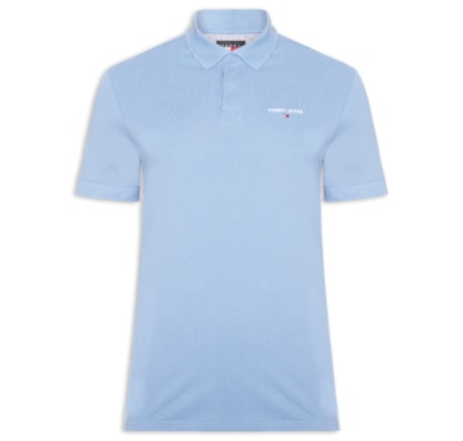 Polo Masculina Regular Fit Linear - Azul
