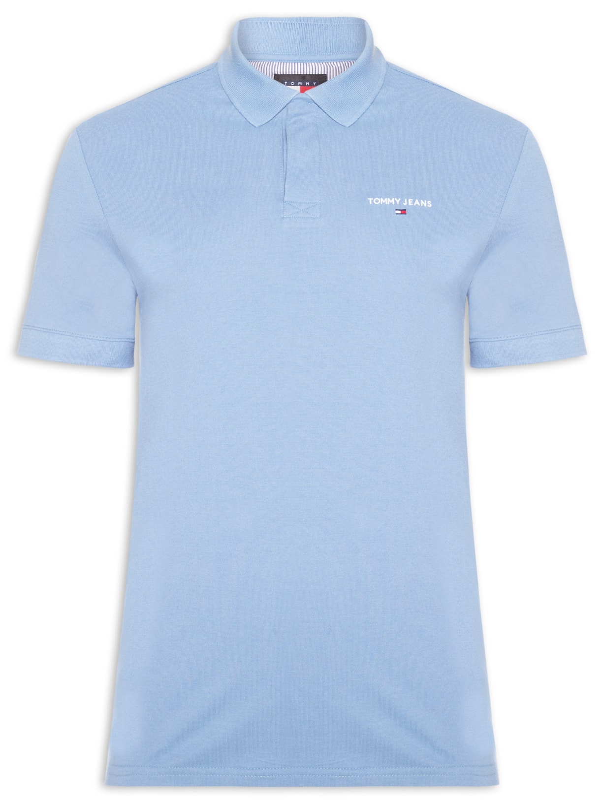 Polo Masculina Regular Fit Linear - Azul