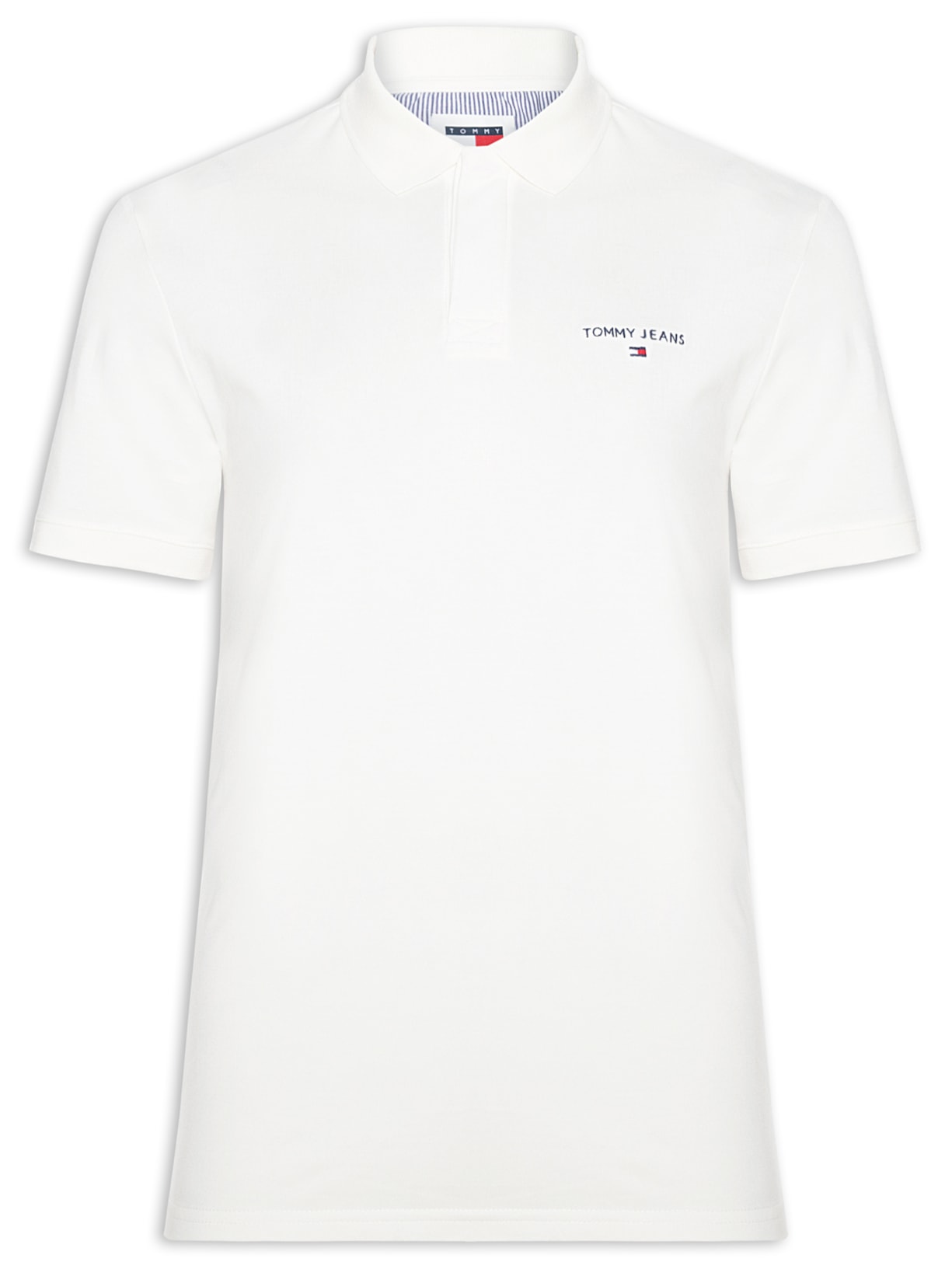 Polo Masculina Regular Fit Linear - Branco