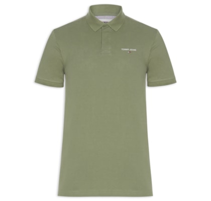 Polo Masculina Regular Fit Linear - Verde