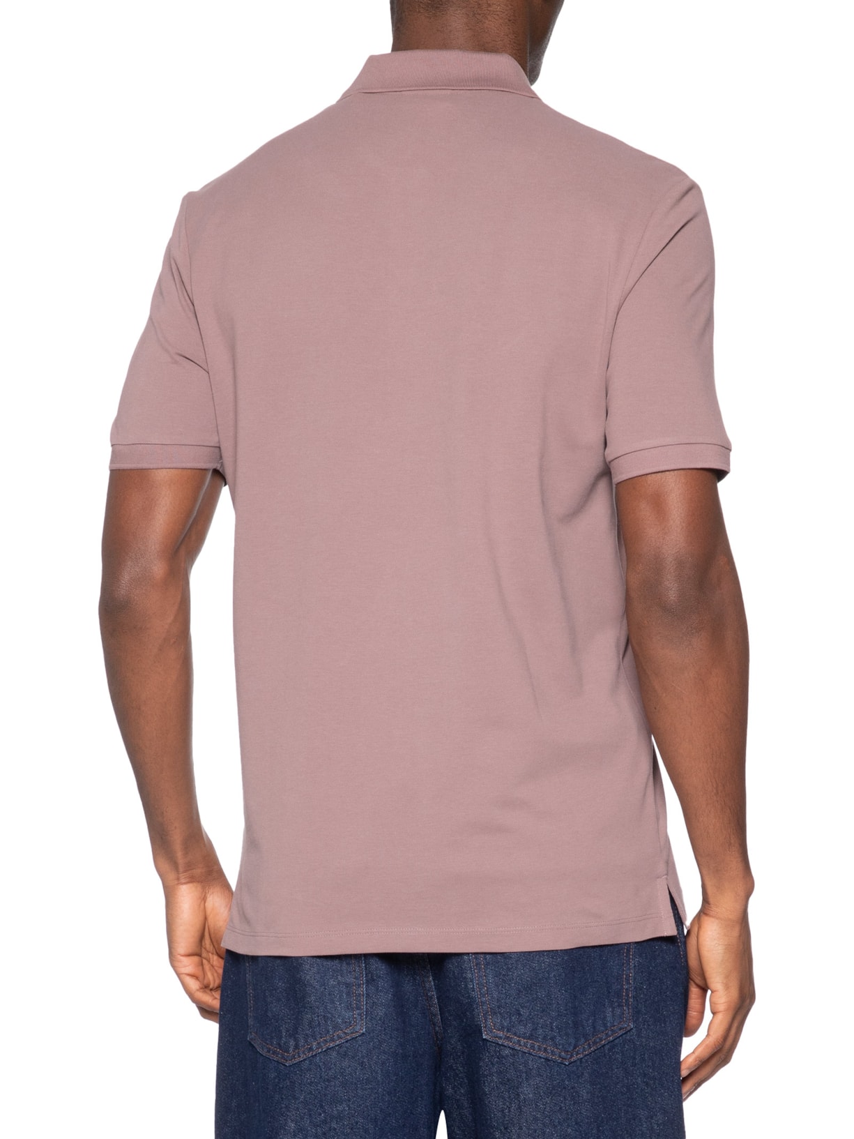 Polo Masculina Regular-Fit Logo Print Donos222 Marrom Hugo