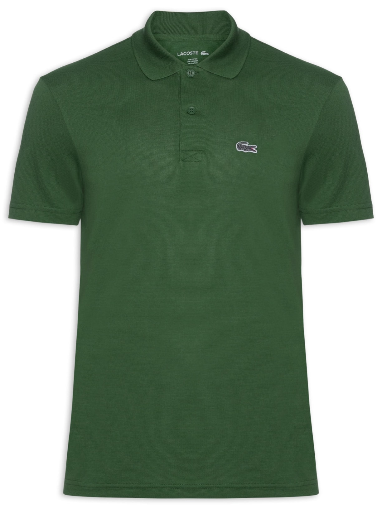 Polo Masculina Regular Fit Ottoman Peruano - Verde