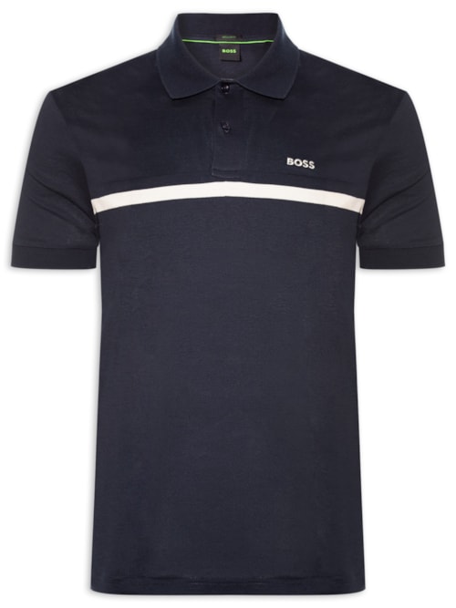 Polo Masculina Regular Fit PL Join Paddy Stripe Regular fit - Azul