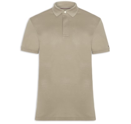 Polo Masculina Regular Fit Vista Coberta - Bege