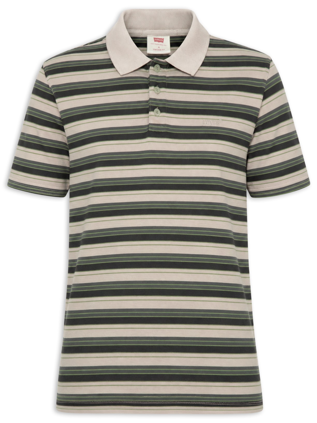 Polo Masculina Relaxed Fit Authentic Bege Levi's