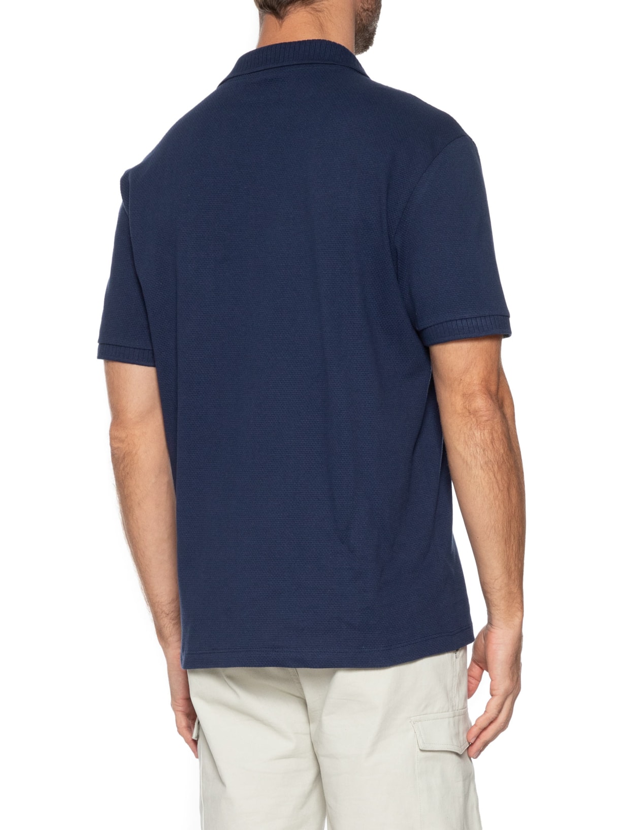 Polo Masculina Resort Regular Fit Azul Hering