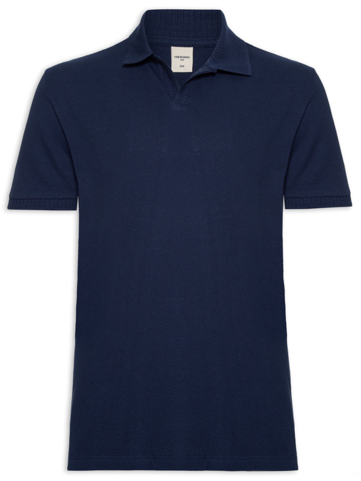 Polo Masculina Resort Regular Fit Azul Hering