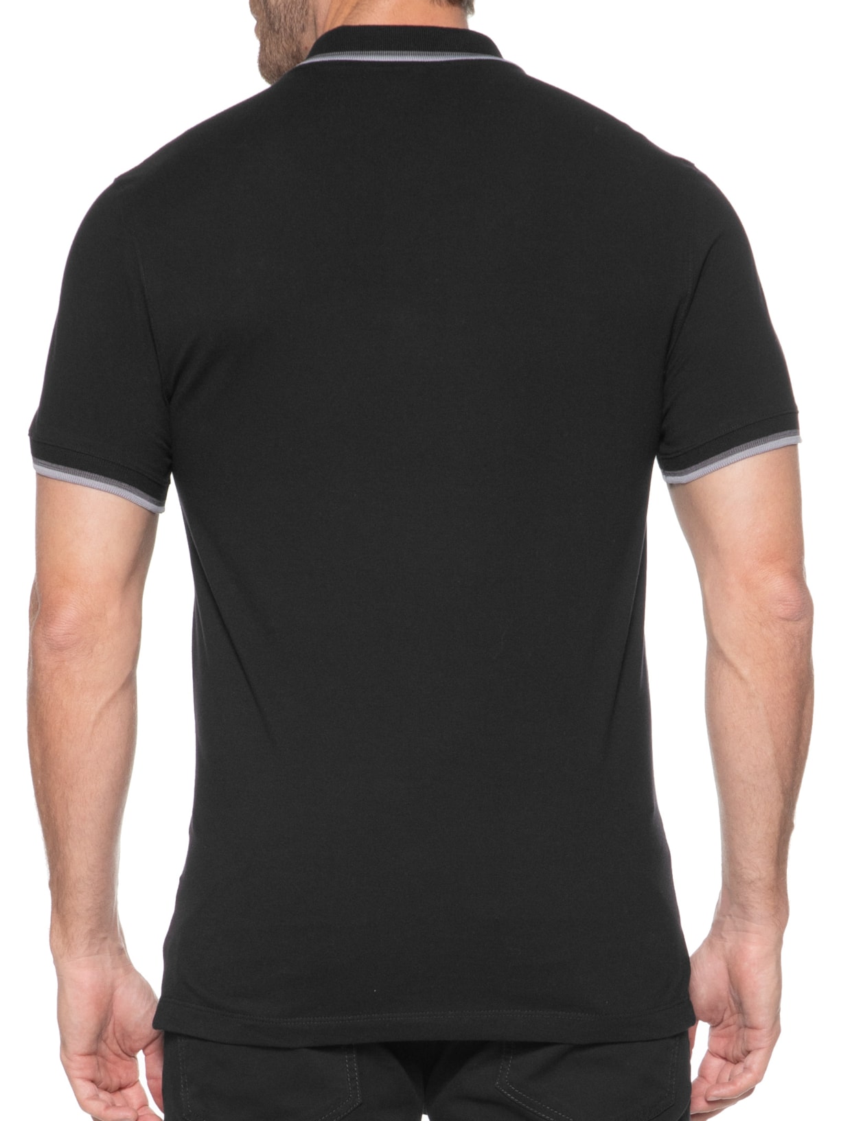 Polo Masculina Rg 2 Lines Preto John John