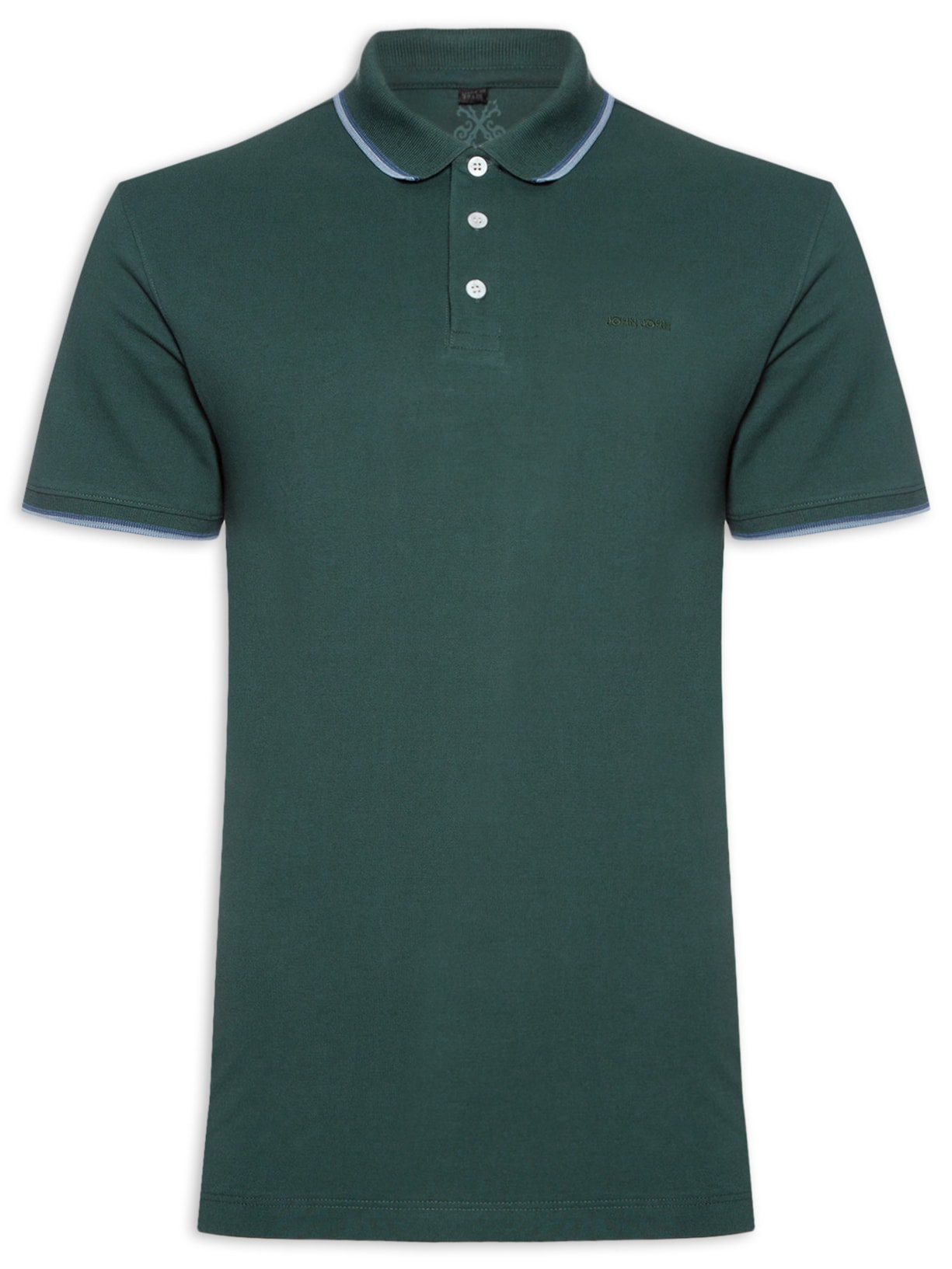 Polo Masculina Rg 2 Lines - Verde