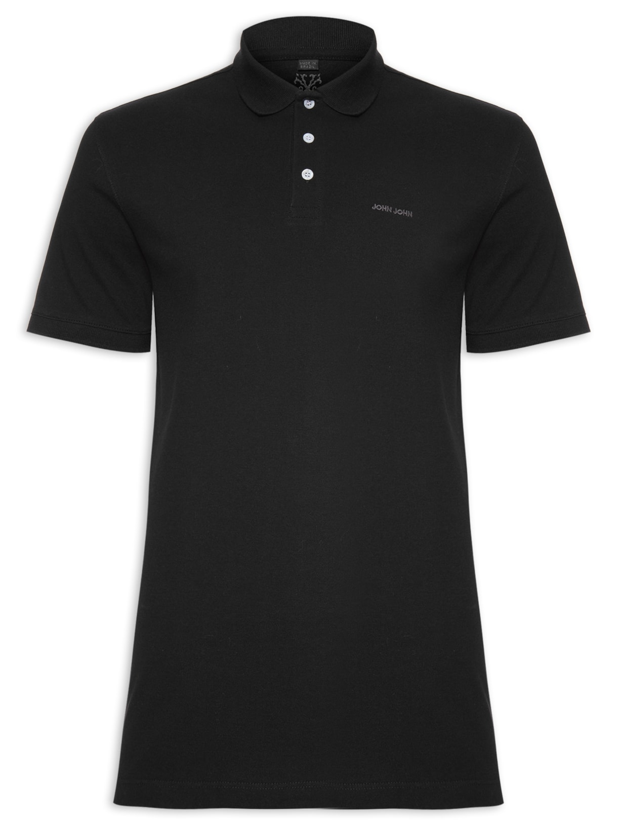 Polo Masculina Rg New Simple Basic - Preto