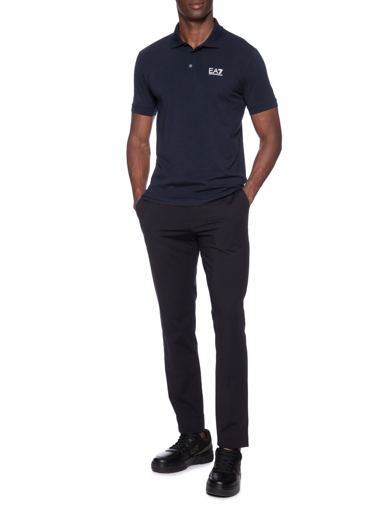Polo Masculina Shirt Azul Ea7 Emporio Armani