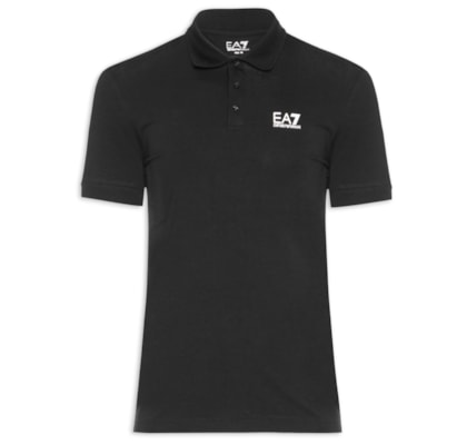 Polo Masculina Shirt - Preto