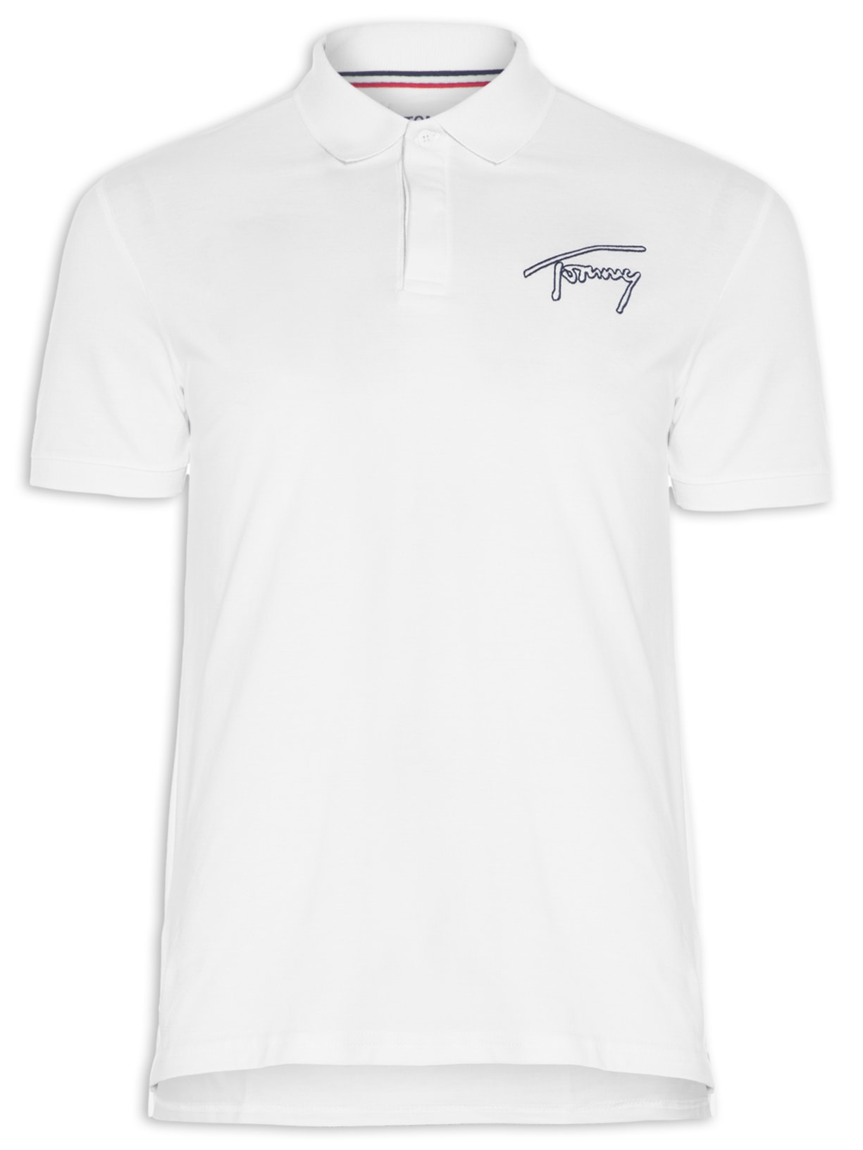 Polo Masculina Signature - Branco