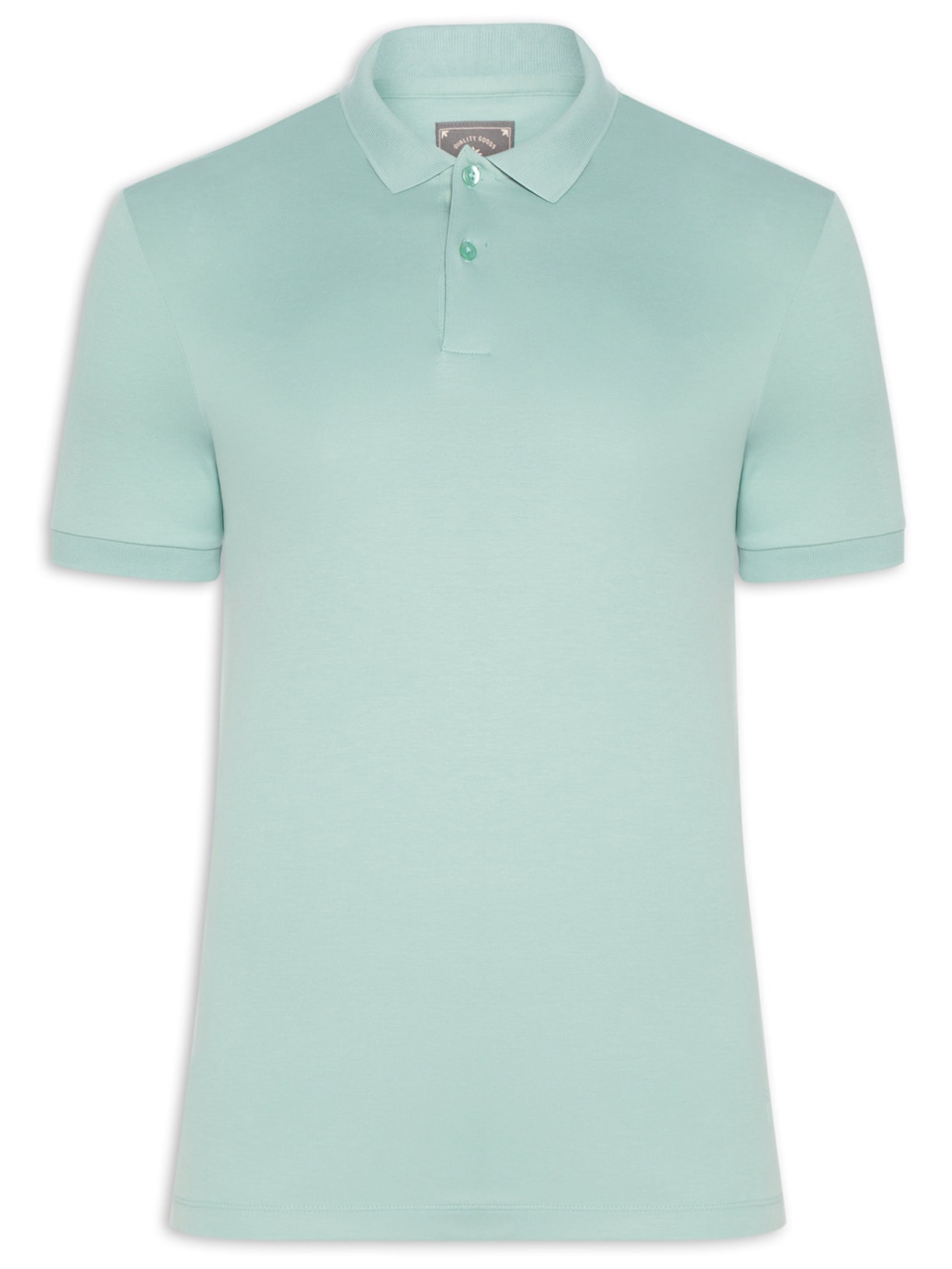 Polo Masculina Slim Fit em Algodão Pima Peruano - Verde