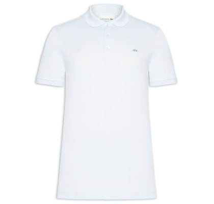 Polo Masculina Slim Fit Em Mini Piquet Stretch - Azul