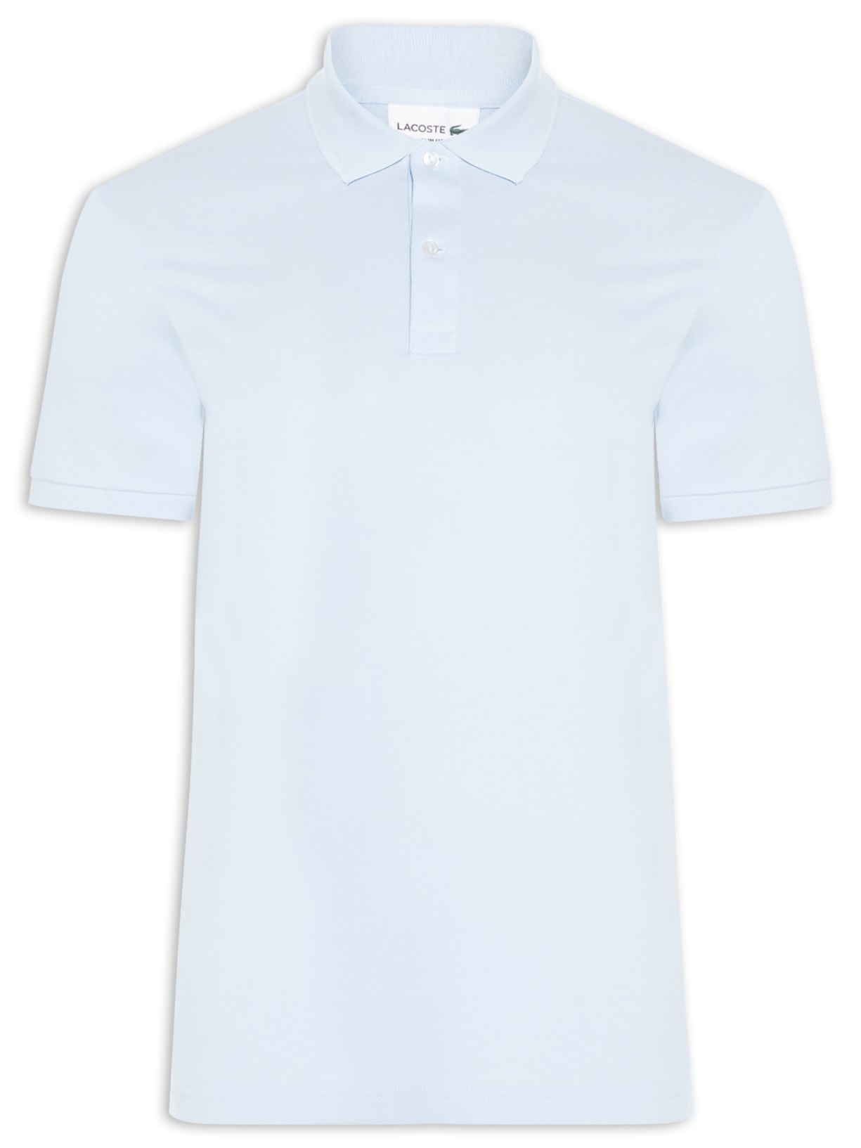 Polo Masculina Slim Fit Em Petit Piquet Azul Lacoste