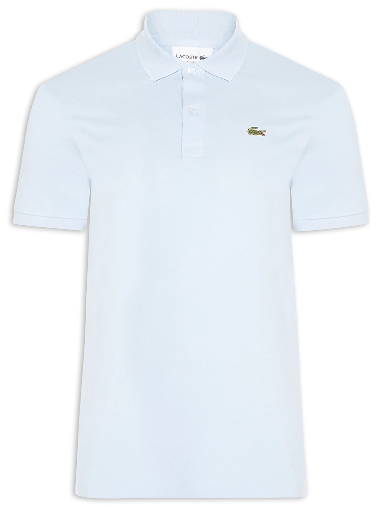 Polo Masculina Slim Fit Em Petit Piquet Azul Lacoste