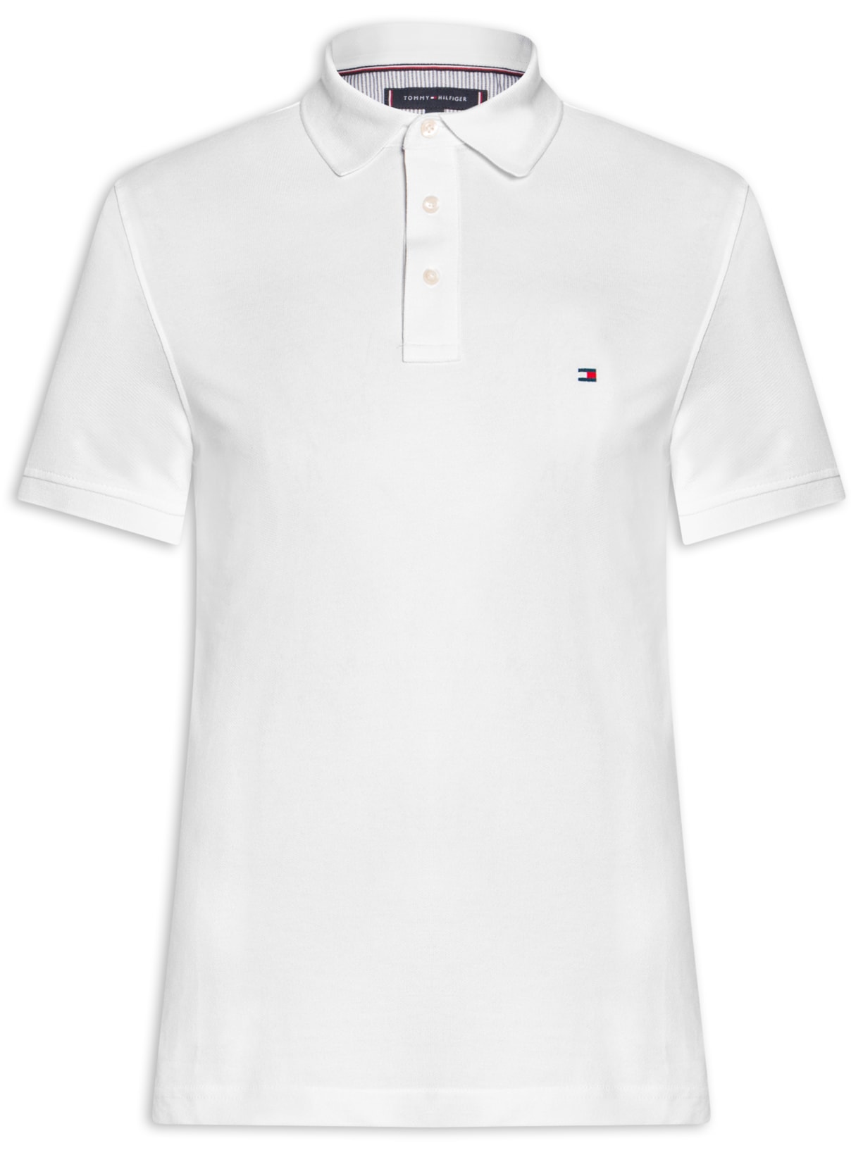 Polo Masculina Slim Fit Im 1985 - Branco