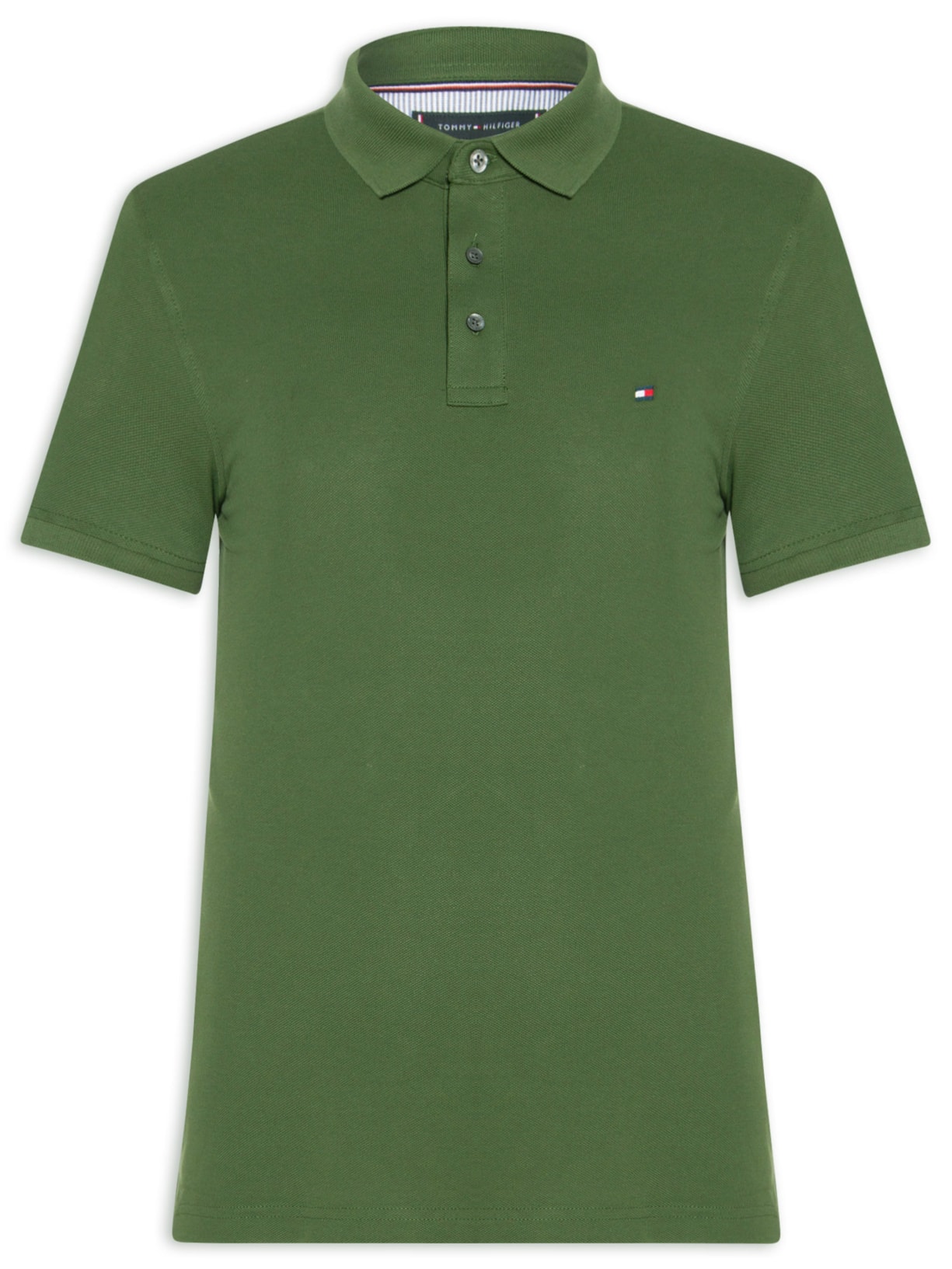 Polo Masculina Slim Fit Im 1985 - Verde