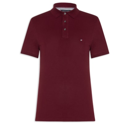 Polo Masculina Slim Fit Im 1985 - Vinho