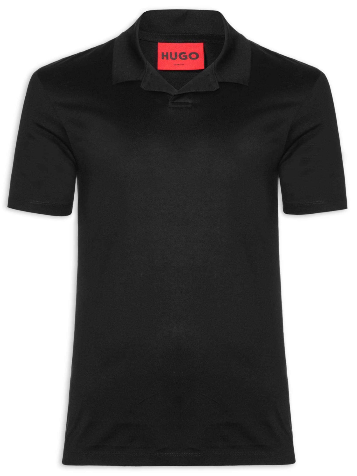 Polo Masculina Slim-Fit Johnny Collar Dimerspolo - Preto