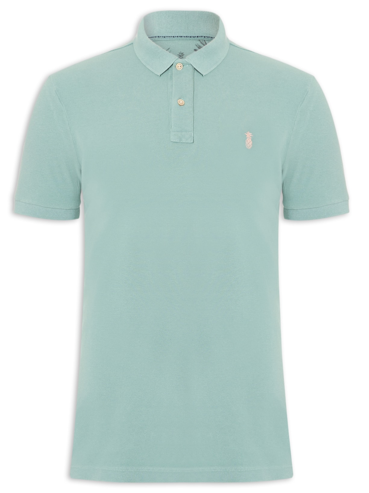 Polo Masculina Slim Fit Summer Em Piquet - Verde
