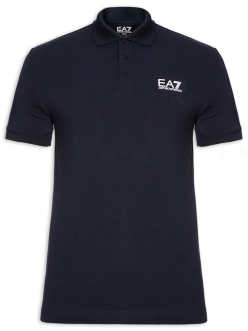 Polo Masculina Slim Fit Train Core - Azul