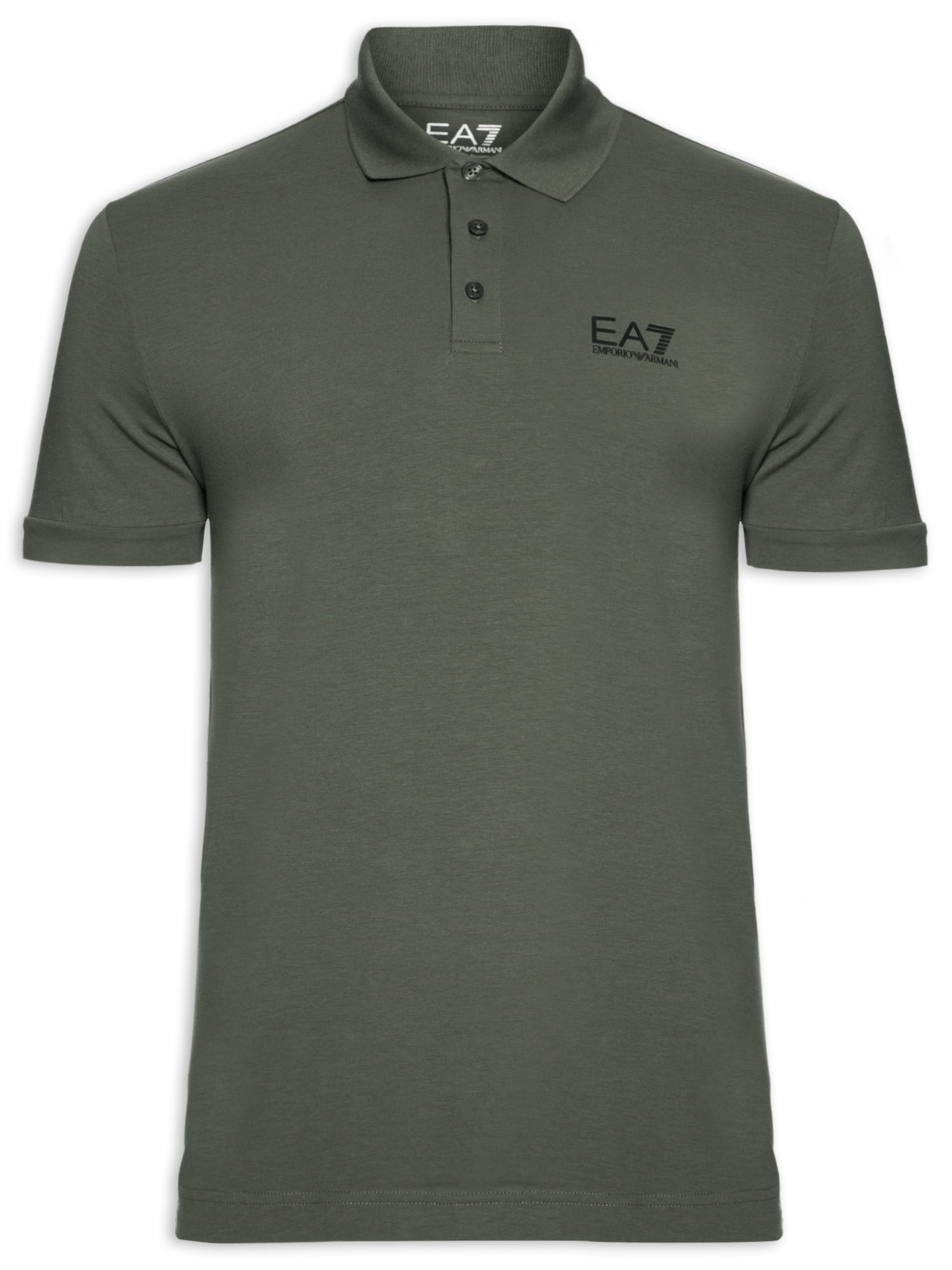 Polo Masculina Slim Fit Train Core Verde Ea7 Emporio Armani