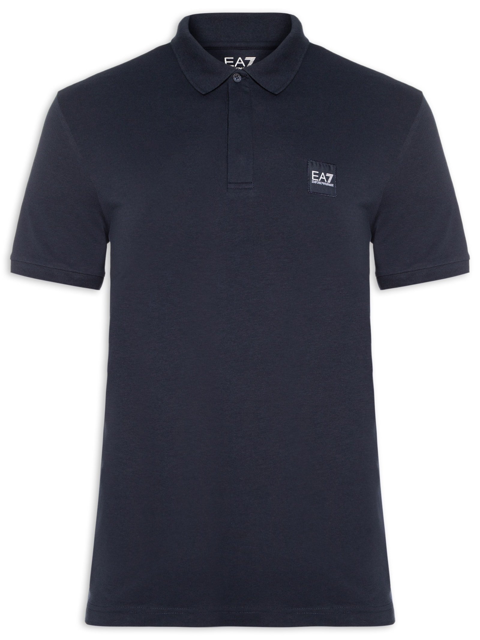 EA7 Empório Armani - Polo Masculina Slim Fit Train Visibility - Azul