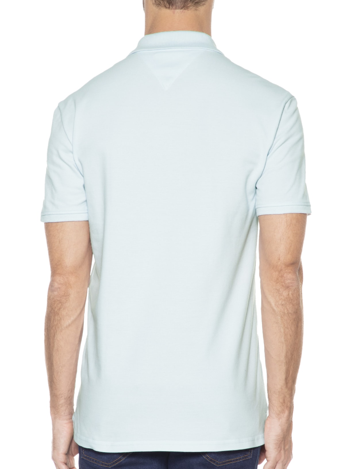 Polo Masculina Slim Placket Azul Tommy Jeans