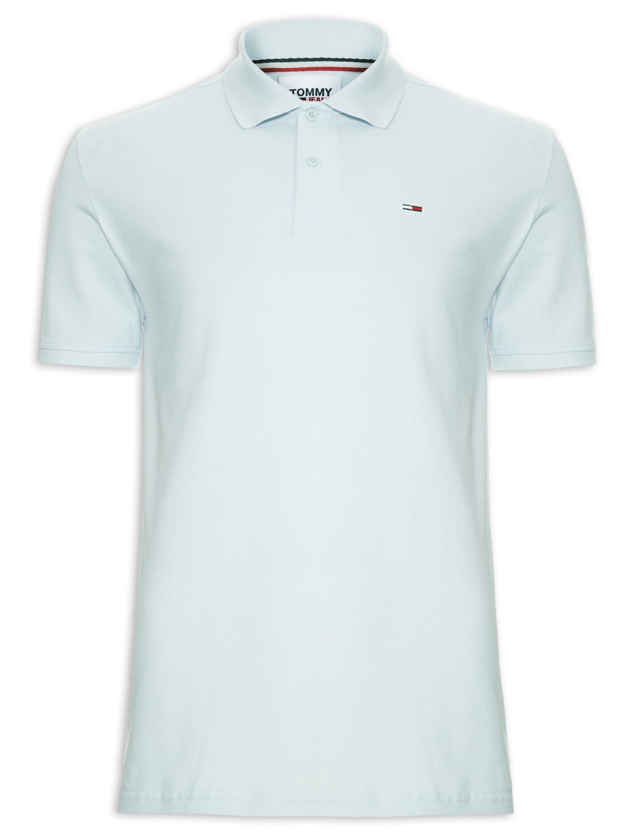 Polo Masculina Slim Placket - Azul