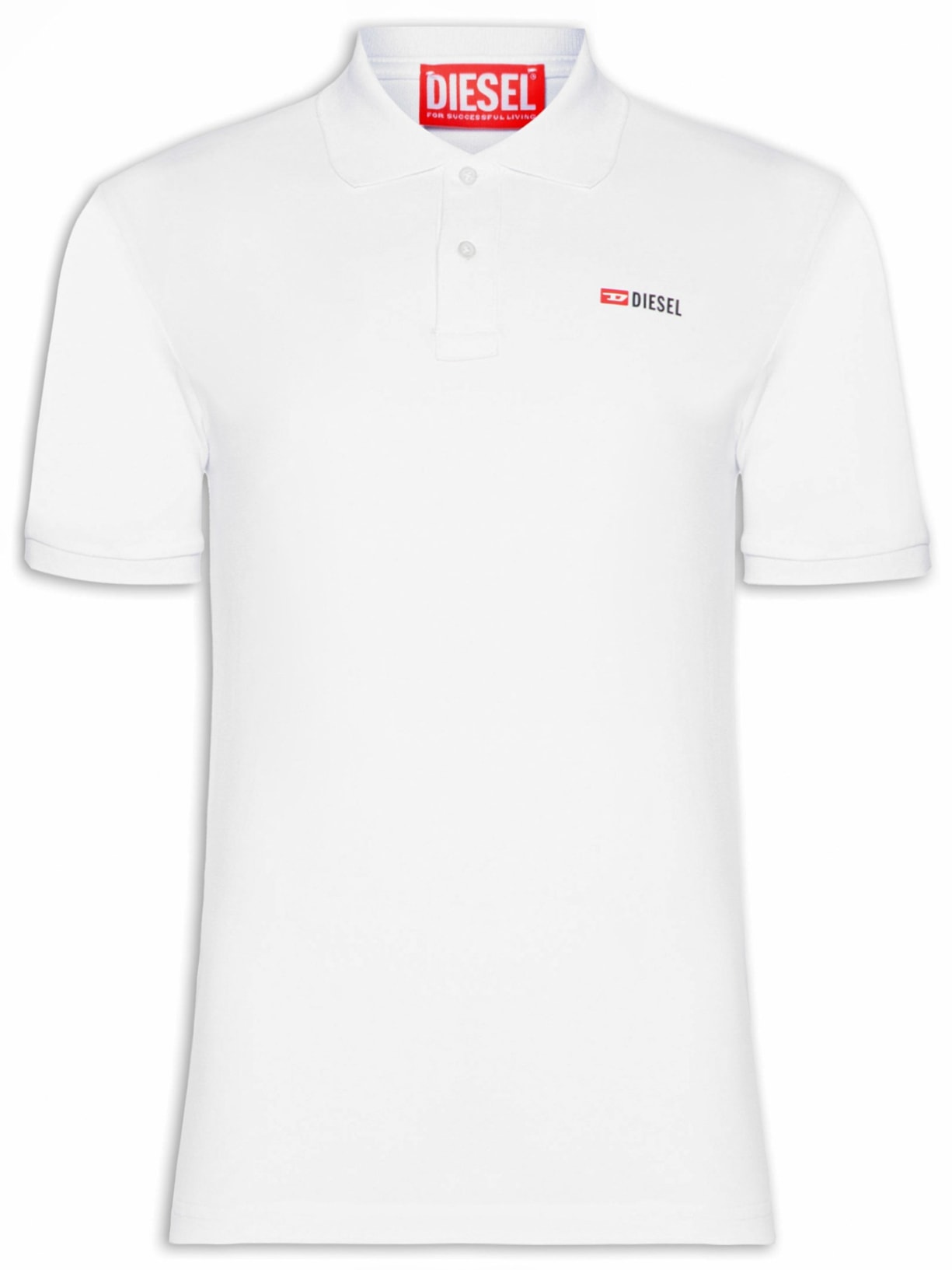 Polo Masculina Smith-Div - Branco