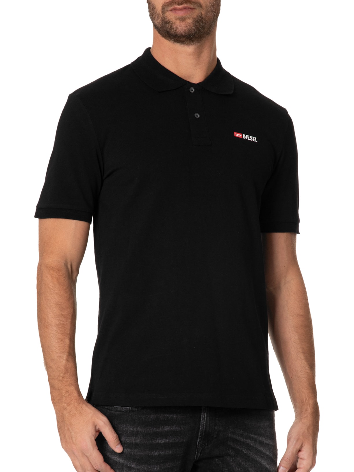 Polo Masculina Smith Div Preto Diesel